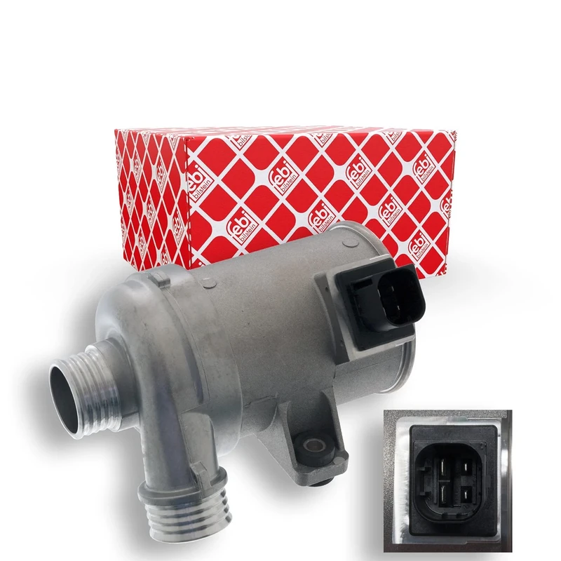 febi bilstein 48424 Water Pump without gasket, electromagnetic, pack of one