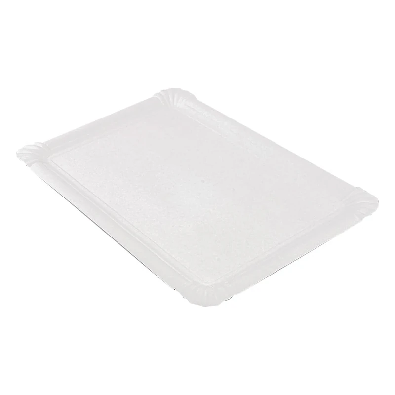 Bakery Trays - Medium 33X23 Cm White Cardboard - 125 Units