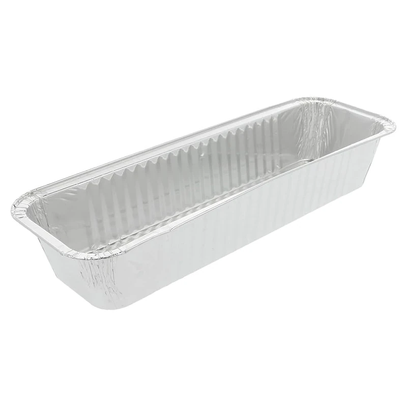 Plum Cake Containers 1070 Ml 31X10,3X5 Cm Aluminium - 100 Units