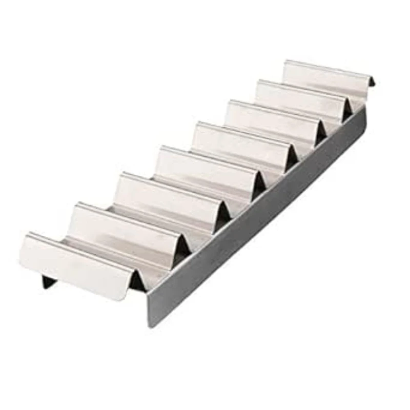 Tray For "Hot Dogs" 10,2X47,3 Cm Silver Steel - 1 Units