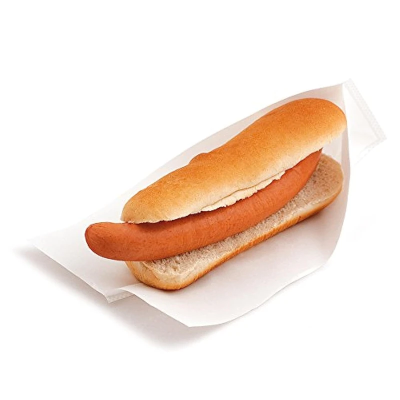 Garcia de Pou Open Pack Bag for Morsels, Hot Dogs 35 Gsm in Box x, Paper, White, 25 x 13/10 cm