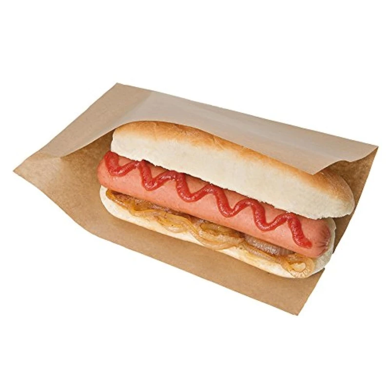 Garcia de Pou Open Pack Bag for Morsels, Hot Dogs 35 Gsm in Box x, Paper, Natural, 15 x 13/10 cm
