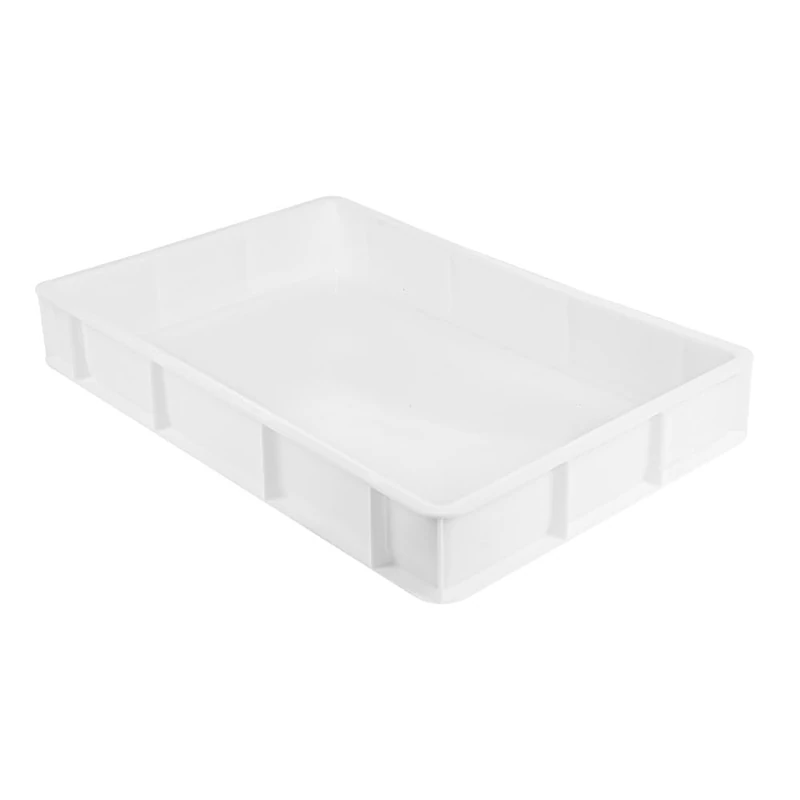 Container Pizza Dough 61,5X41,5X10 Cm White Plastic - 1 Units