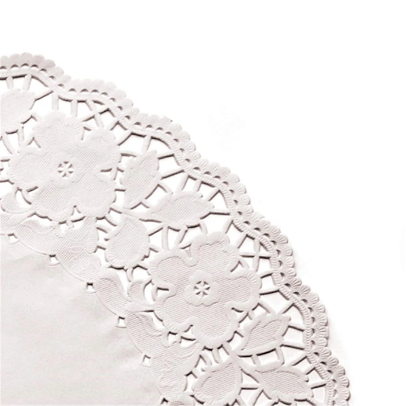 Garcia de Pou Round Doilies, 21.5 cm, Paper, White, 21.5 x 30 x 30 cm