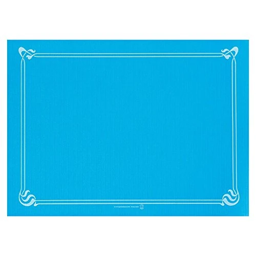 Table Mats 48 Gsm 31X43 Cm Turquoise Blue Cellulose - 500 Units