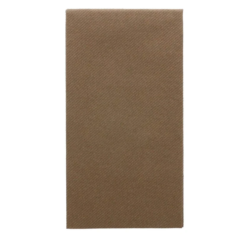 Garcia de Pou Airlaid Napkins 8-Jan Folded 60 Gsm in Box, 40 x 40 cm, Paper, Brown