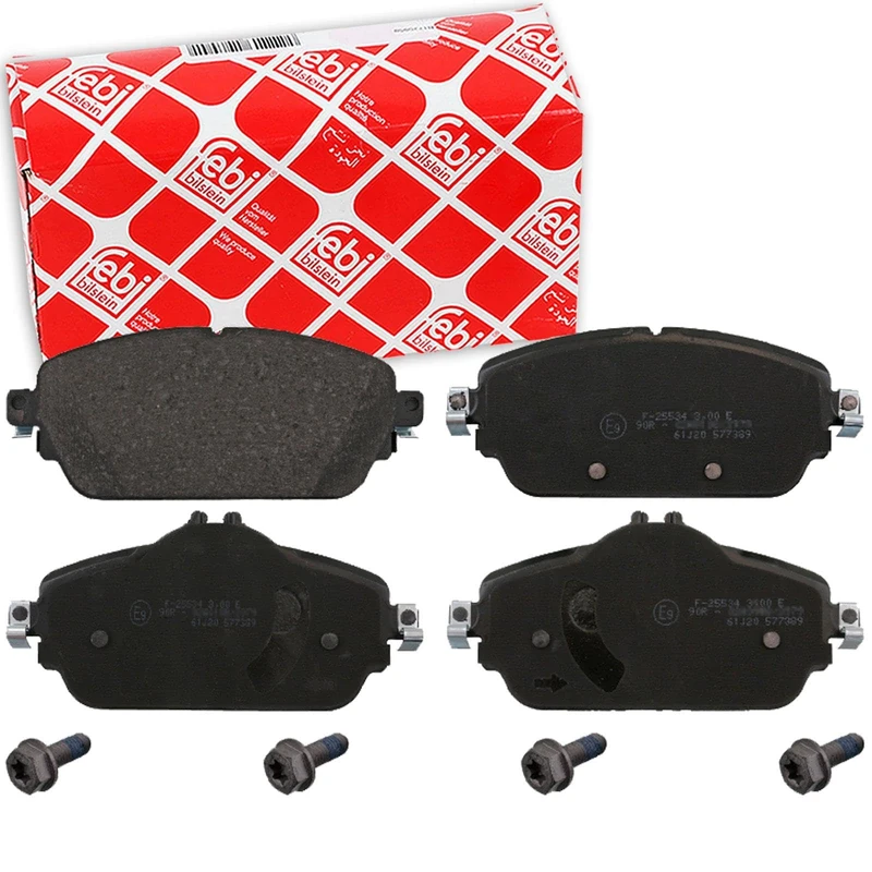 febi bilstein 16988 Brake Pad Set with securing bolts, 1 unit