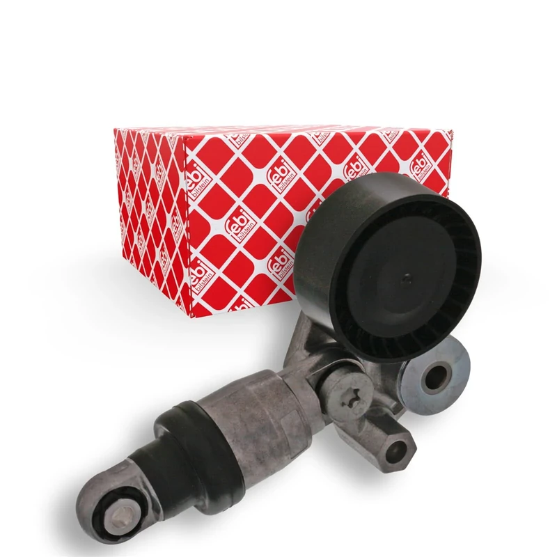 febi bilstein 100094 Tensioner Assembly for auxiliary belt, pack of one