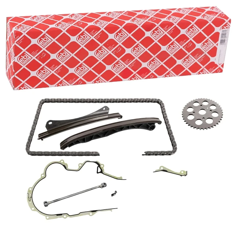 febi bilstein 49722 Timing Chain Kit for cam shaft, with seals and bolt, pack of one