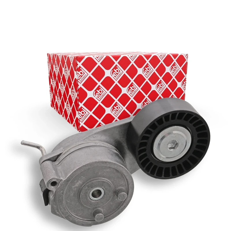 febi bilstein 100092 Tensioner Assembly for auxiliary belt, pack of one