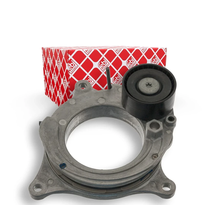 febi bilstein 49526 Tensioner Assembly for auxiliary belt, pack of one