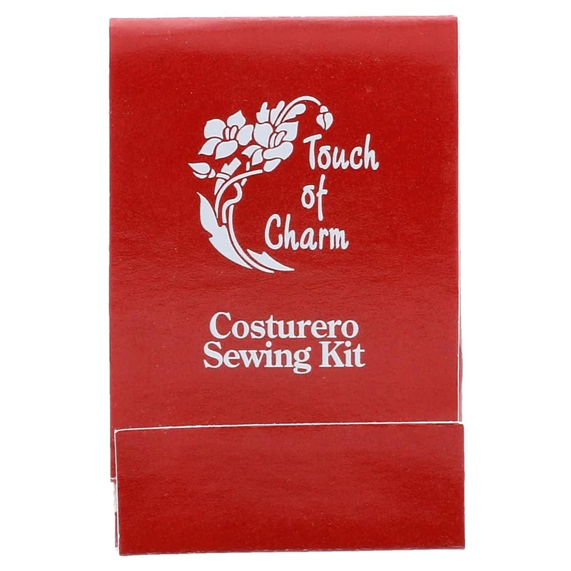 Garcia de Pou Sewing Kit Touch of Charm in Box, 4.7 x 7.1 cm, Red, 7.1 x 4.7 x 30 cm - Image 1