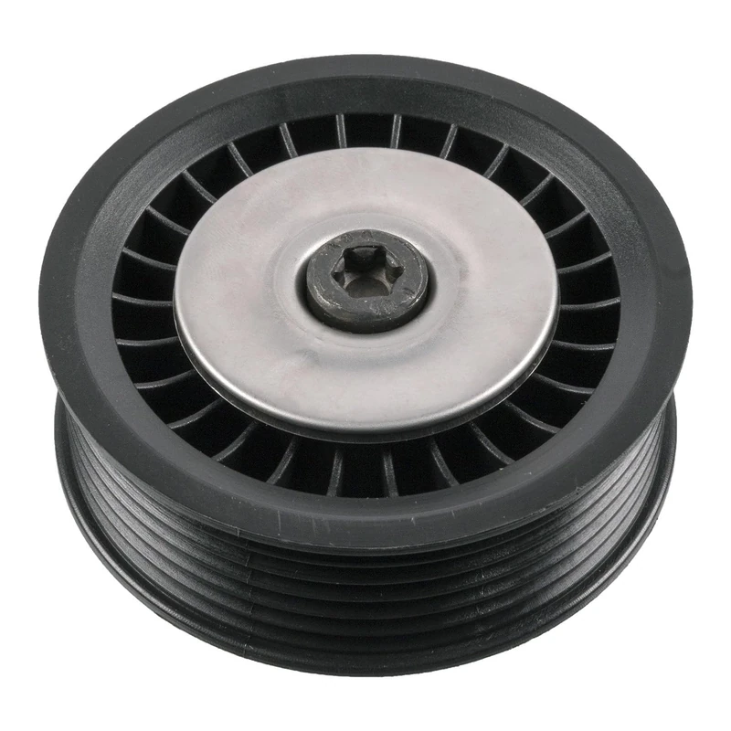 febi bilstein 47861 Idler Pulley for auxiliary belt, with screw, pack of one