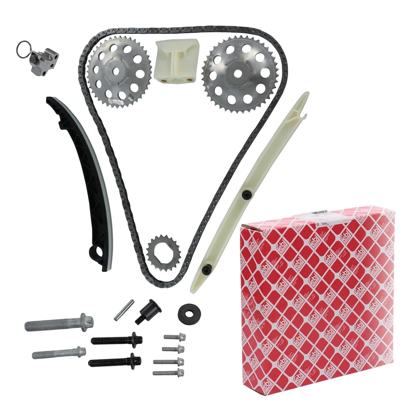 febi bilstein 49689 Timing Chain Kit for camshaft, TRITAN®-coated, pack of one