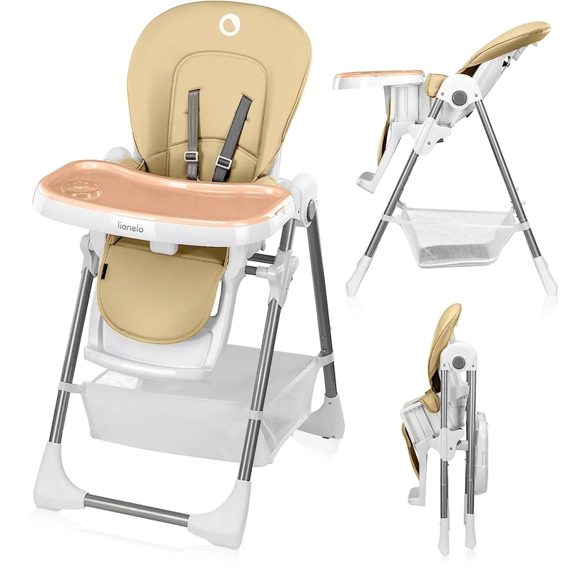 Lionelo Linn Plus Feeding Chair, Beige