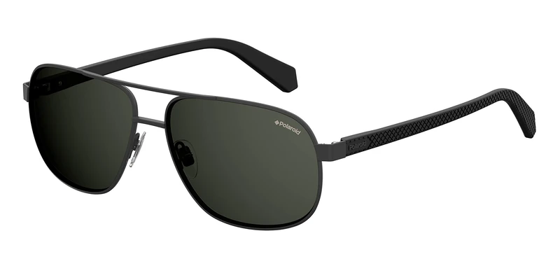 Polaroid Pld 2059/s 003/M9 MATT BLACK Sunglasses Men's Metal, Standard, 60