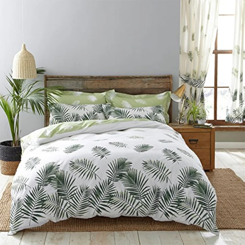 Charlotte Thomas, Fern, Super-King Duvet Cover Set, Green, 260 x 220 cm - Image 1