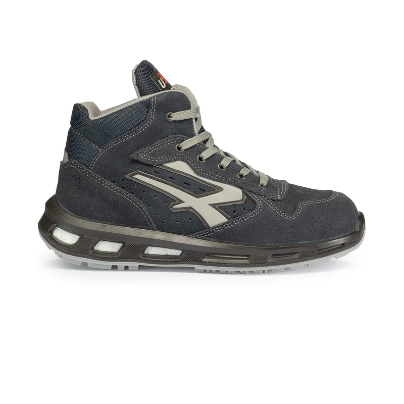 U-Power Red Lion Moving, Safety Shoes, High, Lightweight and Flexible, Anti perforation, Anti Puncture, with Infinergy Insert, with Aluminium Toe Caps (Blue 44)