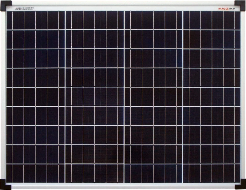 enjoy solar® Poly 50W 12V Solar Panel Polycrystalline Solar Panel Solar Cell Ideal for Motorhome, Garden Shed, Boat (Poly 50W-12V)