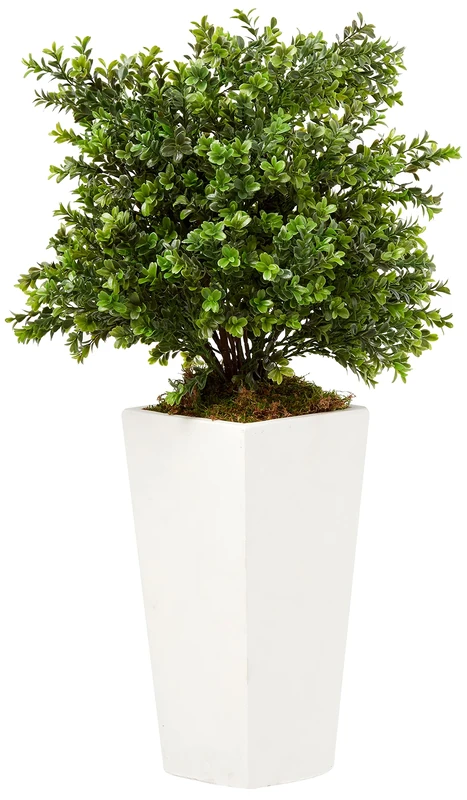 Nearly Natural Sweet Grass in Tower Planter (Indoor/Outdoor), Green