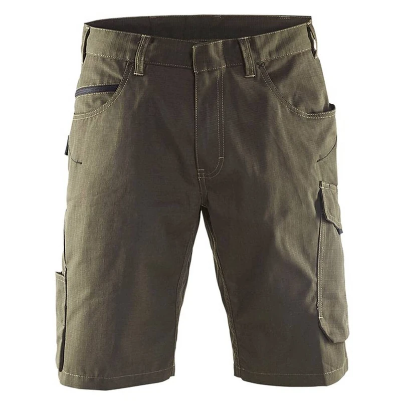 Blakläder 149913304599C62 Service Shorts, Olive Green/Black, Size C62