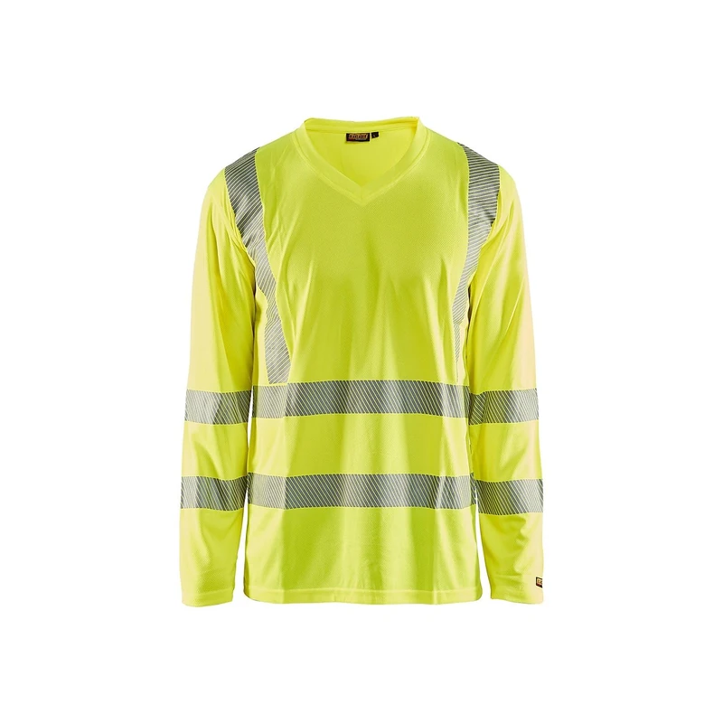 Blakläder 338510133300XXL High-Vis Shirt, Long Yellow, xxl