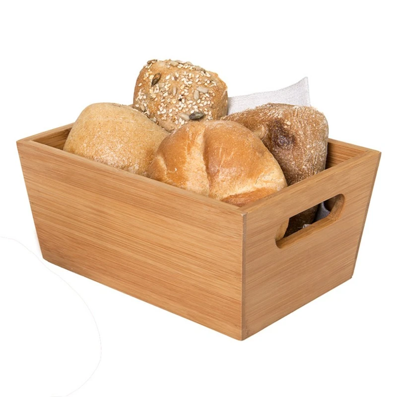 Bread Box 30X20X11 Cm Bamboo - 1 Units