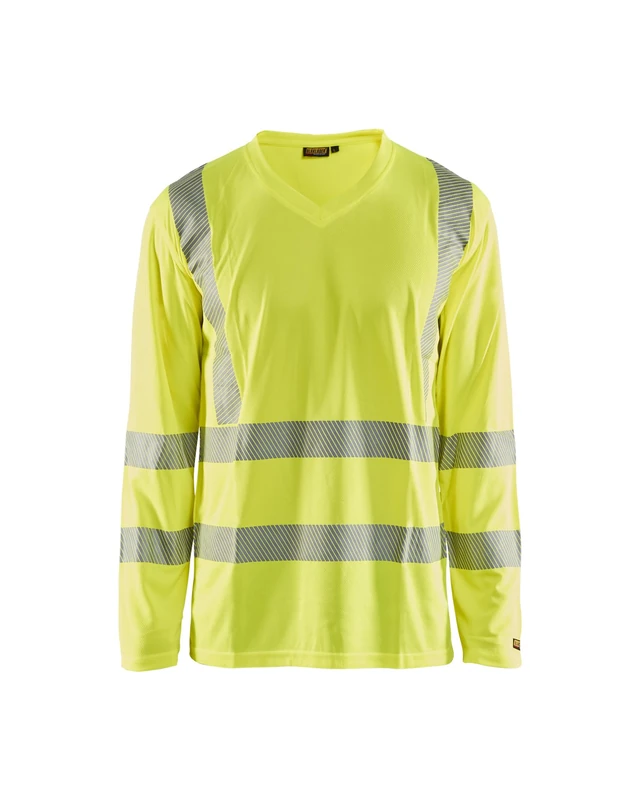 Blakläder 338510133300S High-Vis Shirt, Long Yellow, S