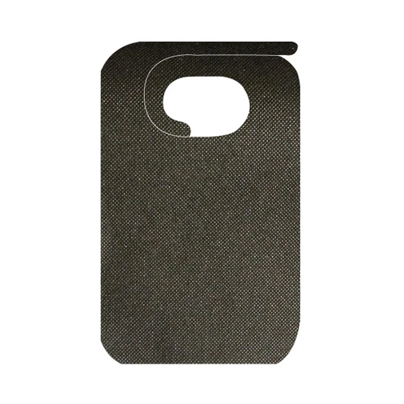 Adult Bibs "Spundbond" 60 Gsm 36X60 Cm Black Pp - 100 Units - Image 1