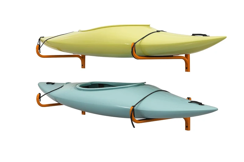 RAD Sportz 1232 Level Canoe Hanger Kayak Rack and Stand-Up Paddle Board Holder Orange