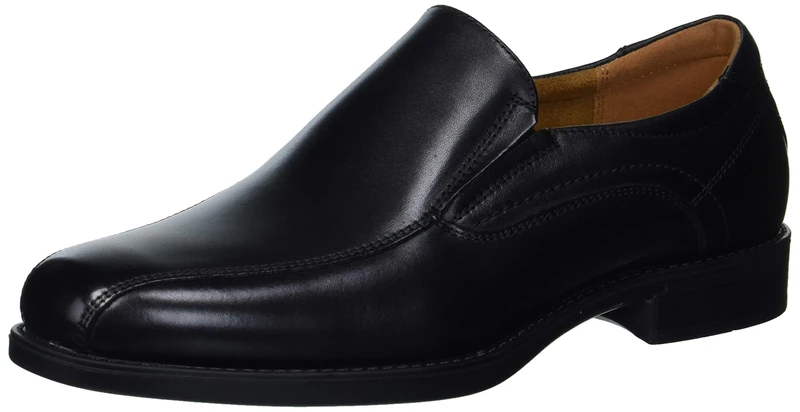 Florsheim Men's Medfield Bike Toe Slip Loafer Dress Shoe, Black, 11 UK