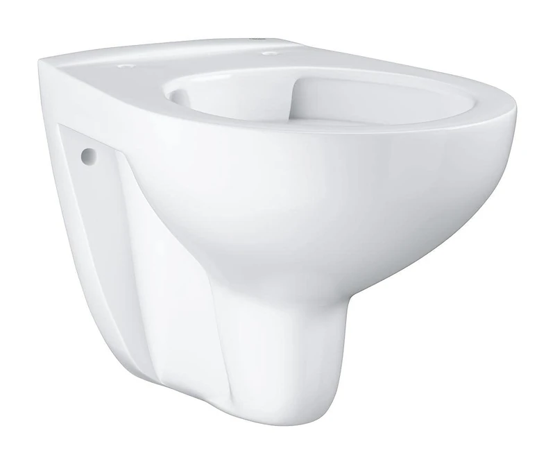 GROHE BAU 39427000 Wall-Mounted Washdown Toilet Rimless 3/6 L for Flush-Mounted Cistern Round Alpine White