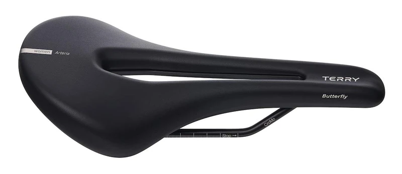 TERRY Men's Butterfly Arteria Max Bicycle Saddle - Black, 12-15 cm
