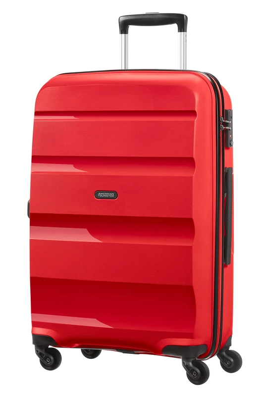 American Tourister BON AIR - Spinner M, Suitcase, 66 cm, 57.5L, Red (Magma Red)