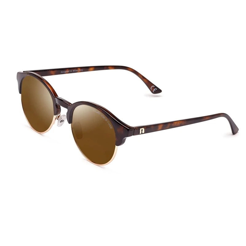 CLANDESTINE Sferico Habana Gold Brown - Polarised Men & Women Sunglasses