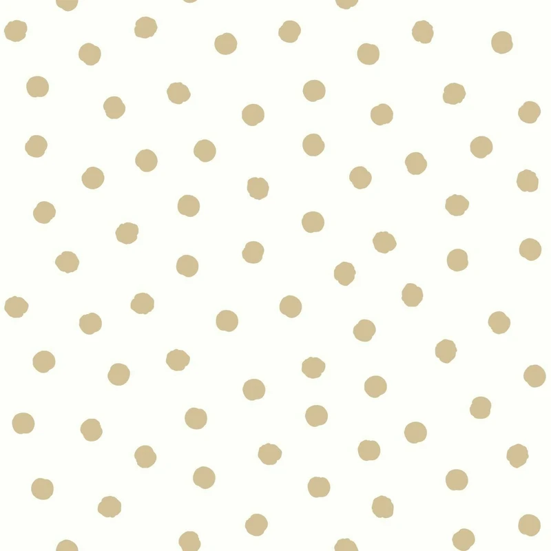 Thedecofactory repositionable Adhesive Wallpaper Small dots Gold