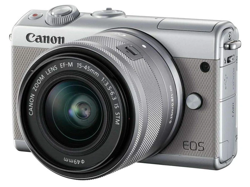 Canon EOS M100 Camera Kit 24.2MP CMOS 6000 x 4000 pixels Silver - Digital Cameras (24.2MP, 6000 x 4000 pixels, CMOS, Full HD, Touch Screen, Silver)