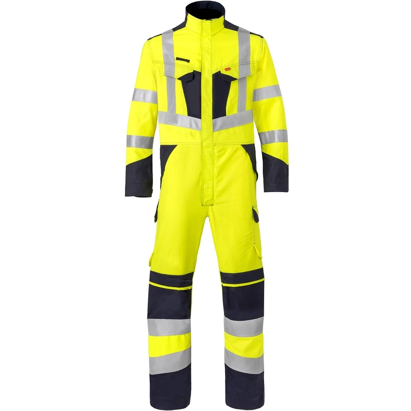Havep 20251.3ZCB7H-44 "Multi Shield 20251" Overall, Fluorescent Yellow/Navy Blue, Size 44 - Image 1