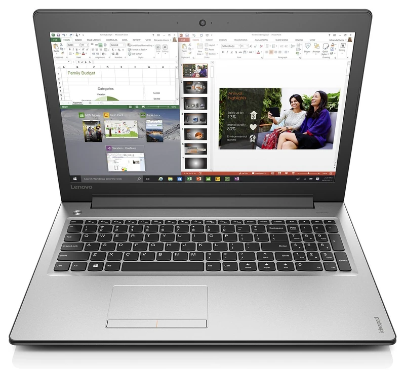 Lenovo IdeaPad 310 15.6-Inch FHD Laptop - (Silver) (Intel Core i3-6006U, 4 GB RAM, 1 TB HDD, Intel Integrated Graphics, Windows 10 Home)