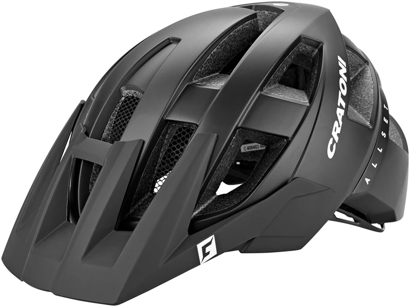 Cratoni Allset Bicycle helmet. Black Matte M-L