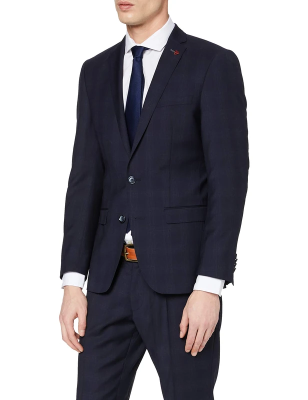 Roy Robson Men's Slim Suit Jacket, (Dark Blue 719-H401), 38S