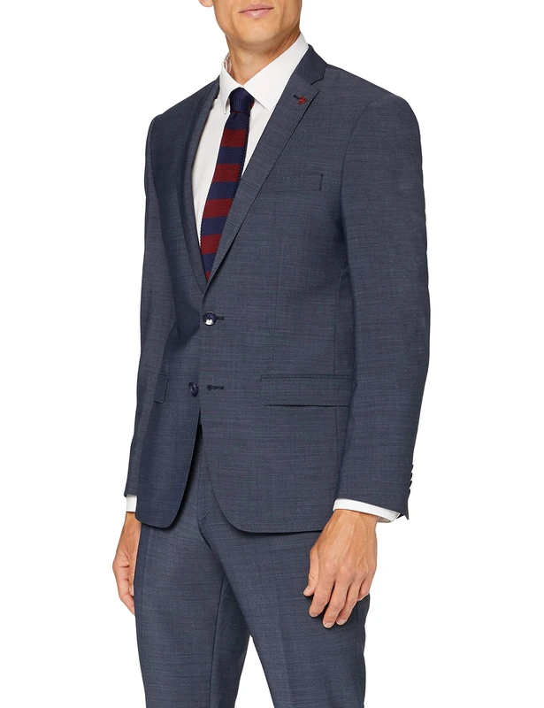 Roy Robson Men's Regular Suit Jacket, Blue (Dark Blue Stripes 219), 38R