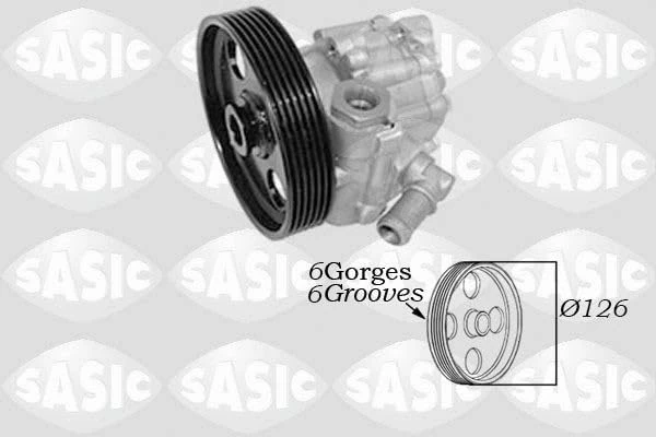 Sasic 7070053 Power Steering Pump