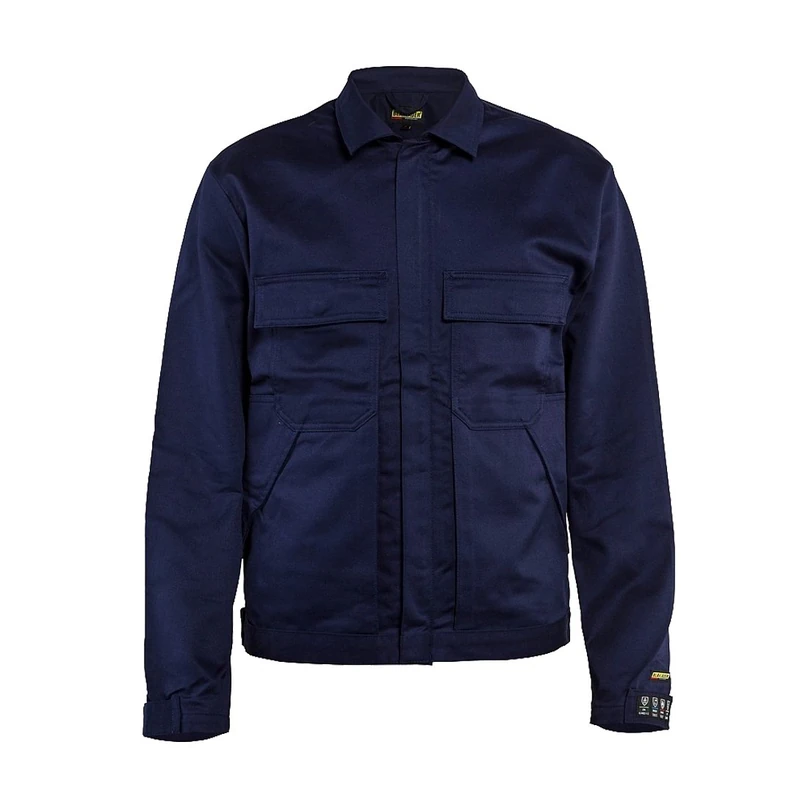 Blakläder 477415168900S Jacket, Anti-Flame, Navy Blue, S