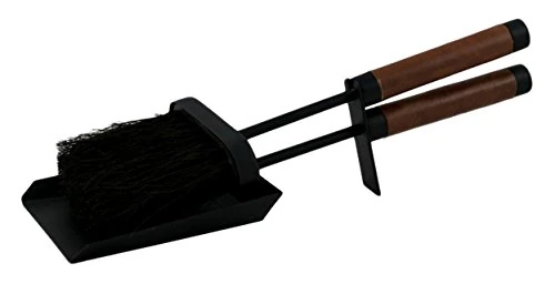 Ivyline Leather Handle Tidy Set 35cm Black, 13x11x35 cm