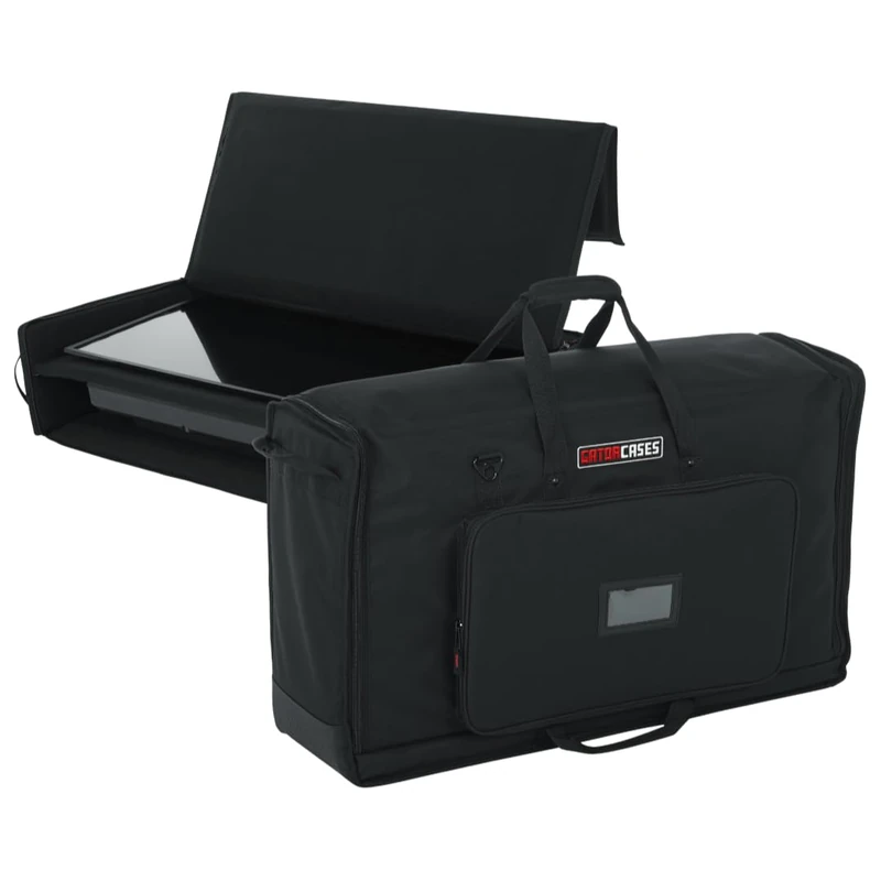 Gator Cases Padded Nylon Dual Carry Tote Bag for Transporting (2) LCD Screens, Monitors and TVs Between 27" - 32"; (G-LCD-TOTE-MDX2)
