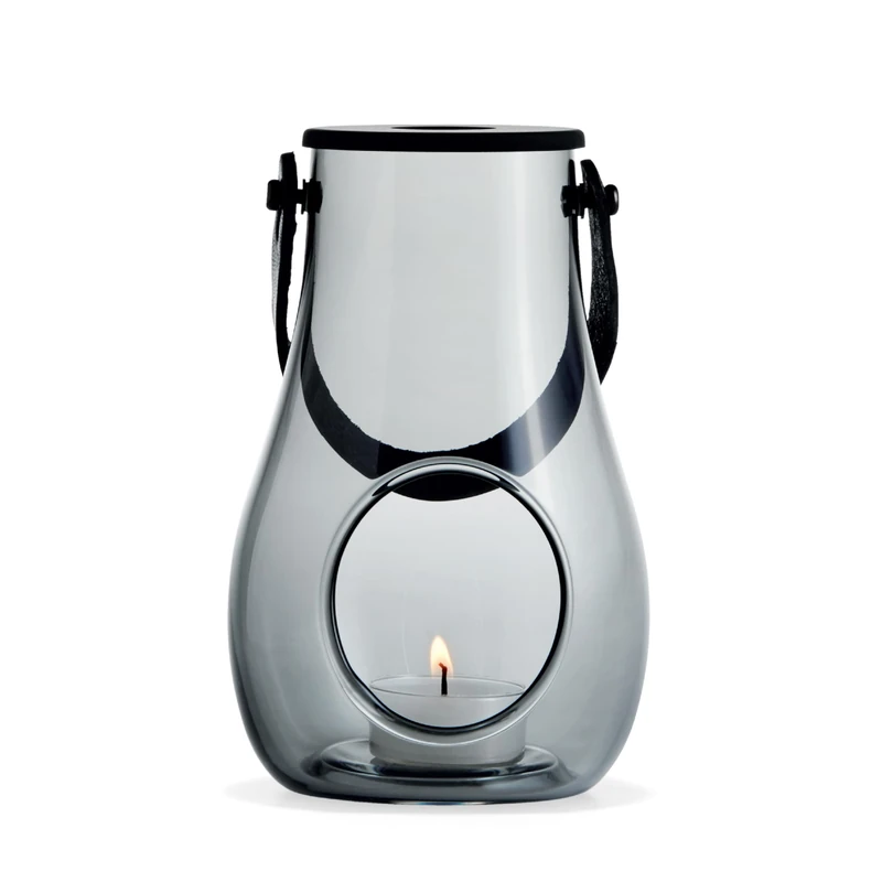 Holmegaard Candle Holder 13.2x13x17.6 Fumo