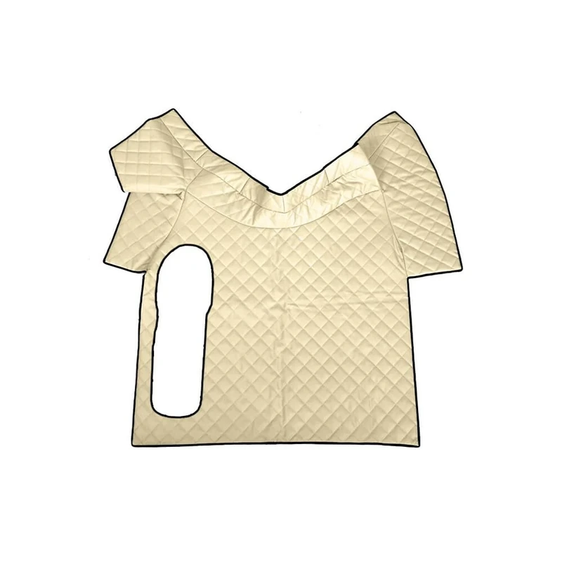 Lampa 96441. Central Faux Leather Rug Cream