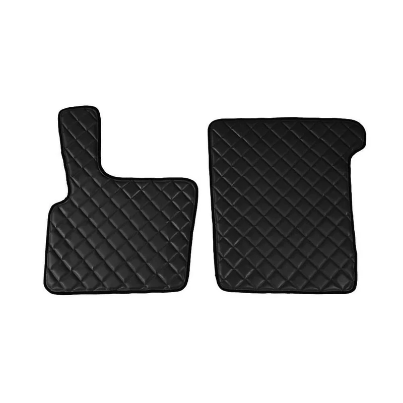 Lampa 96105 Black Faux Leather Rug