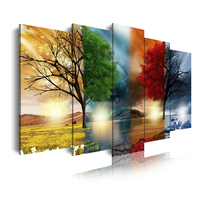 DekoArte Modern Art Print - 5 Piece Canvas Set (150x80cm)
